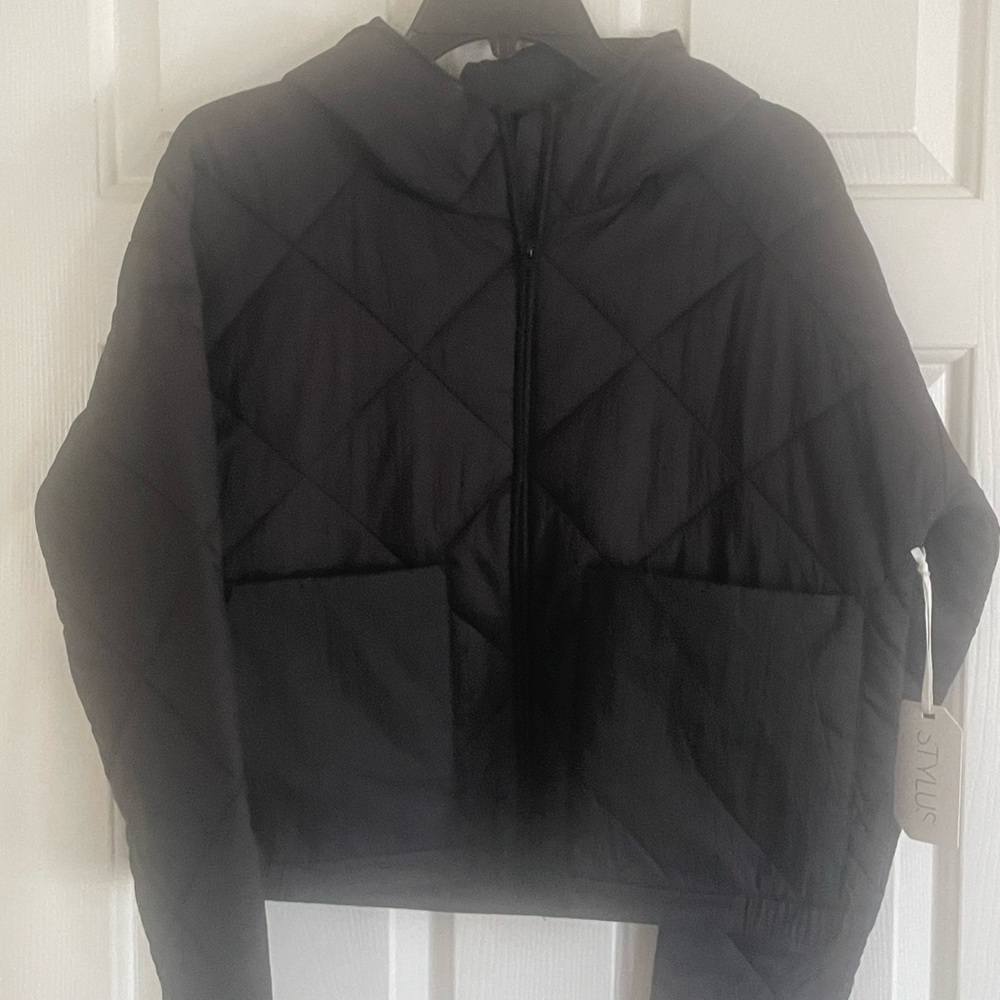 STYLUS Women's Black Puffer Jacket